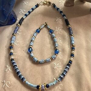 Heishi Galactic Heavens necklace & bracelet